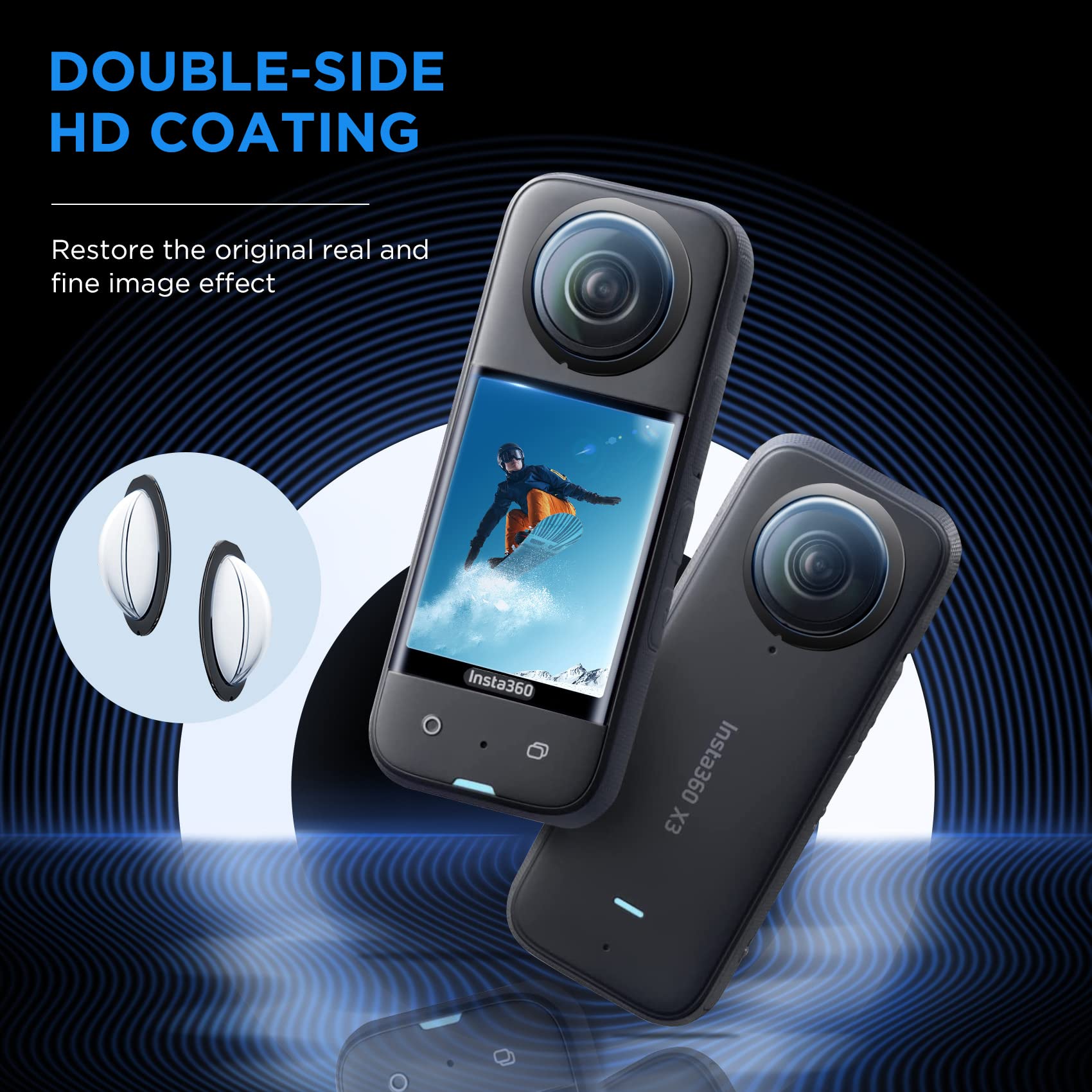 Защита объектива для Insta360  – обзор и цена Insta360 Camera X3