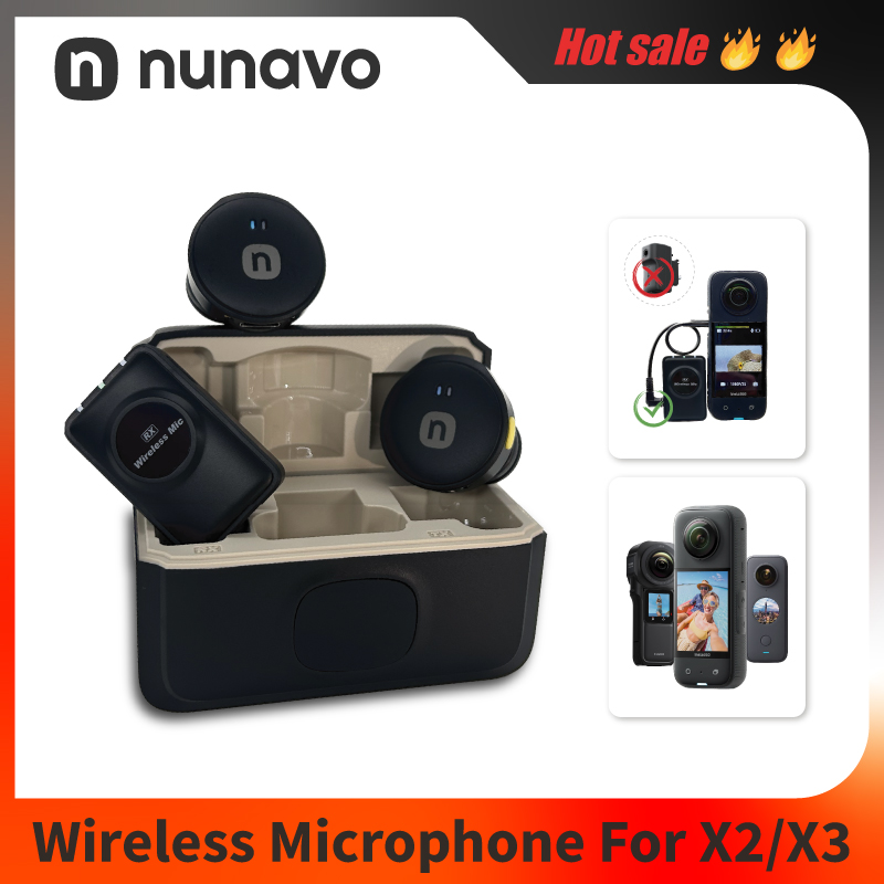 NUNAVO Беспроводной микрофон д – обзор и цена Insta360 Camera X3